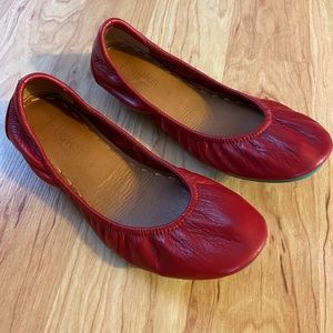 Cardinal Red Tieks Size 9